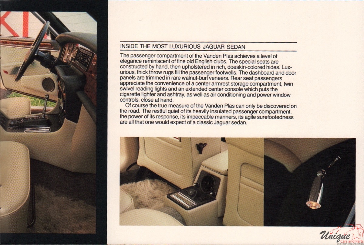 1985 Jaguar Model Lineup Brochure Page 2